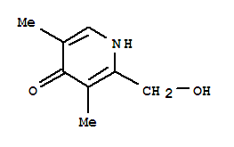 4(1H)-pyridinone, 2-(hydroxymethyl)-3,5-dimethyl-(9ci) Structure,220757-73-3Structure