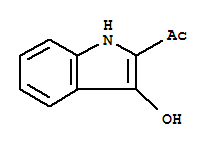 (9ci)-1-(3-羥基-1H-吲哚-2-基)-乙酮結(jié)構(gòu)式_22079-15-8結(jié)構(gòu)式