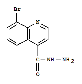 (9ci)-8-溴-4-喹啉羧酸肼結(jié)構(gòu)式_220844-60-0結(jié)構(gòu)式