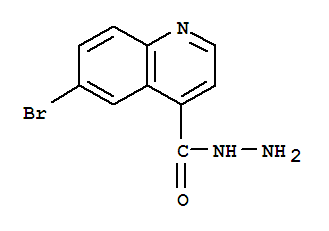 (9ci)-6-溴-4-喹啉羧酸肼結構式_220844-68-8結構式