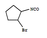 Cyclopentane, 1-bromo-2-isocyanato-(9ci) Structure,22117-11-9Structure