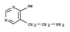 Pyrimidine, 5-(2-aminoethyl)-4-methyl- (6ci,7ci,8ci) Structure,22126-37-0Structure