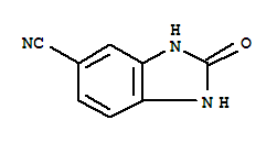 2,3-Dihydro-2-oxo-1H-benzimidazole-5-carbonitrile Structure,221289-88-9Structure