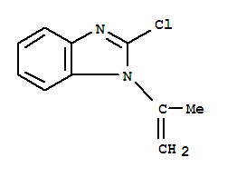 1H-benzimidazole,2-chloro-1-(1-methylethenyl)-(9ci) Structure,22129-01-7Structure