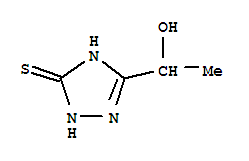 3H-1,2,4-triazole-3-thione, 1,2-dihydro-5-(1-hydroxyethyl)-(9ci) Structure,221524-65-8Structure