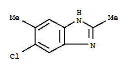 1H-benzimidazole,5-chloro-2,6-dimethyl-(9ci) Structure,221548-24-9Structure