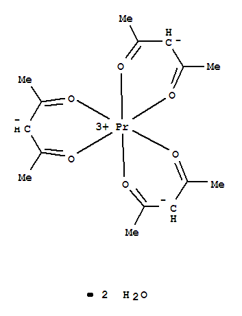 Praseodymium(Ⅲ) acetylacetonate dihydrate Structure,22203-89-0Structure