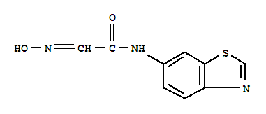 Acetamide, n-6-benzothiazolyl-2-(hydroxyimino)-(9ci) Structure,222036-21-7Structure