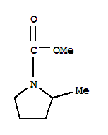 1-Pyrrolidinecarboxylicacid,2-methyl-,methylester(9ci) Structure,222178-82-7Structure