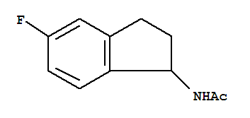 Acetamide, n-(5-fluoro-2,3-dihydro-1h-inden-1-yl)-, (+)-(9ci) Structure,222415-40-9Structure