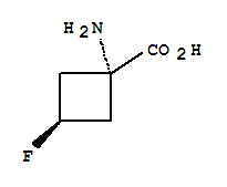 Cyclobutanecarboxylic acid, 1-amino-3-fluoro-, trans Structure,222727-43-7Structure