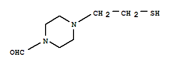 1-Piperazinecarboxaldehyde,4-(2-mercaptoethyl)-(9ci) Structure,222857-05-8Structure