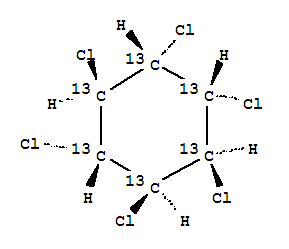 A-1,2,3,4,5,6-hexachlorocyclohexane-13c6 Structure,222966-66-7Structure