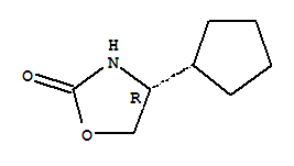 (4r)-(9ci)-4-環(huán)戊基-2-噁唑烷酮結(jié)構(gòu)式_223473-37-8結(jié)構(gòu)式