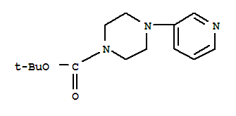 1-Piperazinecarboxylic acid, 4-(3-pyridinyl)-, 1,1-dimethylethyl ester Structure,223797-47-5Structure