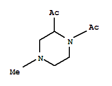 Piperazine, 1,2-diacetyl-4-methyl-(9ci) Structure,224189-17-7Structure