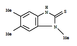 2H-benzimidazole-2-thione,1,3-dihydro-1,5,6-trimethyl-(9ci)Structure,22492-66-6Structure 2H-benzimidazole-2-thione,1,3-dihydro-1,5,6-trimethyl-(9ci) Structure,22492-66-6Structure