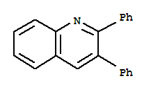 2,3-二苯基喹啉結(jié)構(gòu)式_22514-82-5結(jié)構(gòu)式