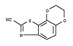 [1,4]Dioxino[2,3-g]benzothiazole-2-carbonitrile,7,8-dihydro-(9ci) Structure,225242-00-2Structure