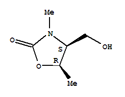 (4s,5r)-(9ci)-4-(羥基甲基)-3,5-二甲基-2-噁唑烷酮結(jié)構(gòu)式_225655-87-8結(jié)構(gòu)式