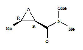 Oxiranecarboxamide, n-methoxy-n,3-dimethyl-, (2r,3r)-(9ci) Structure,226566-30-9Structure