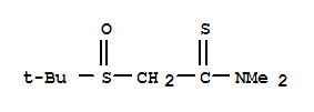 2-[(1,1-二甲基乙基)亞磺酰基]-N,N-二甲基-乙烷硫代酰胺結(jié)構(gòu)式_226709-26-8結(jié)構(gòu)式