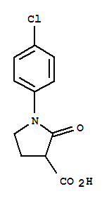 1-(4-Chlorophenyl)-2-oxopyrrolidine-3-carboxylic acid Structure,226881-06-7Structure