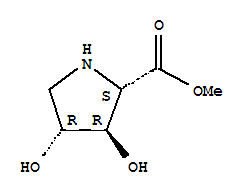 L-proline, 3,4-dihydroxy-, methyl ester, (3r,4r)-(9ci) Structure,226884-08-8Structure