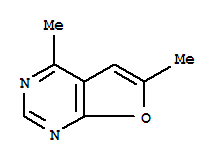 Furo[2,3-d]pyrimidine, 4,6-dimethyl-(8ci,9ci) Structure,22727-37-3Structure