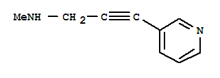 2-Propyn-1-amine,n-methyl-3-(3-pyridinyl)-(9ci) Structure,228271-92-9Structure