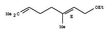 (e)-1-乙氧基-3,7-二甲基-2,6-辛二烯結(jié)構(gòu)式_22882-91-3結(jié)構(gòu)式