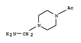 1-Piperazinemethanamine, 4-acetyl-(9ci) Structure,229499-79-0Structure