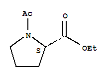 (S)-1-乙?；量┩?2-羧酸乙酯結(jié)構(gòu)式_23037-82-3結(jié)構(gòu)式