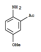 1-(2-氨基-5-甲氧基苯基)-乙酮結(jié)構(gòu)式_23042-77-5結(jié)構(gòu)式