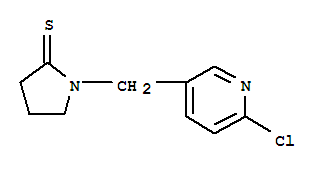 2-Pyrrolidinethione, 1-[(6-chloro-3-pyridinyl)methyl]- Structure,230617-77-3Structure