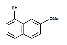 Naphthalene, 1-ethyl-7-methoxy-(7ci,8ci,9ci) Structure,23076-74-6Structure