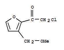 Ethanone, 2-chloro-1-[3-(methoxymethyl)-2-furanyl]-(9ci) Structure,231297-31-7Structure