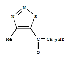 Ethanone, 2-bromo-1-(4-methyl-1,2,3-thiadiazol-5-yl)-(9ci) Structure,231297-65-7Structure