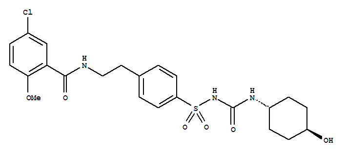 Rac trans-4-hydroxy glyburide Structure,23155-00-2Structure