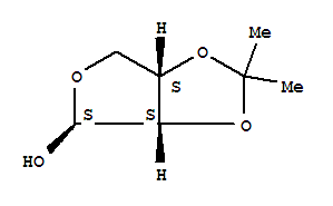 2,3-O-異亞丙基-d-赤藻糖結(jié)構(gòu)式_23262-84-2結(jié)構(gòu)式