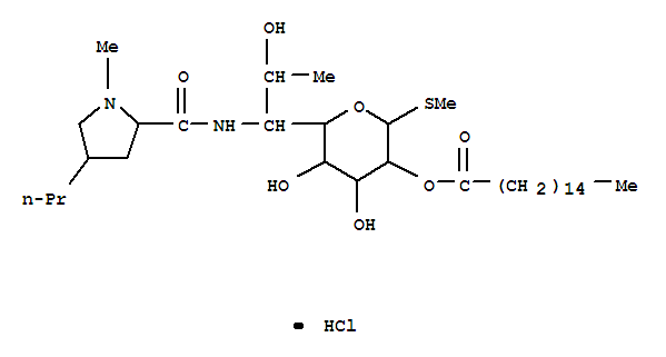 Lincomycin 2-Palmitate Hydrochloride Structure,23295-14-9Structure