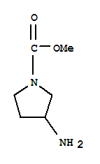 1-Pyrrolidinecarboxylicacid,3-amino-,methylester(9ci) Structure,233764-45-9Structure