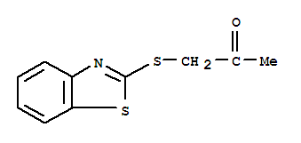 2-Propanone,1-(2-benzothiazolylthio)-(8ci,9ci) Structure,23385-34-4Structure