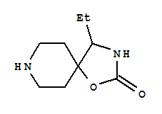 1-Oxa-3,8-diazaspiro[4.5]decan-2-one,4-ethyl-(8ci,9ci) Structure,23484-71-1Structure