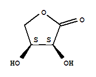 (3S,4S)-二氫-3,4-二羥基-2(3H)-呋喃酮結(jié)構(gòu)式_23732-40-3結(jié)構(gòu)式