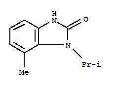 2H-benzimidazol-2-one,1,3-dihydro-7-methyl-1-(1-methylethyl)-(9ci)Structure,240143-40-2Structure 2H-benzimidazol-2-one,1,3-dihydro-7-methyl-1-(1-methylethyl)-(9ci) Structure,240143-40-2Structure
