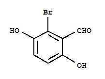 2-Bromo-3,6-dihydroxybenzenecarbaldehyde Structure,241127-72-0Structure