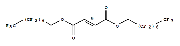 (2E)-2-butenedioic acid bis(2,2,3,3,4,4,5,5,6,6,7,7,8,8,8-pentadecafluorooctyl) ester Structure,24120-18-1Structure