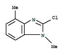 1H-benzimidazole,2-chloro-1,4-dimethyl-(9ci) Structure,24133-84-4Structure