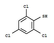 2,4,6-三氯苯硫醇結(jié)構(gòu)式_24207-66-7結(jié)構(gòu)式